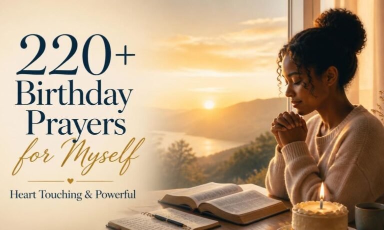 220+ Birthday Prayers for Myself Heart Touching & Powerful