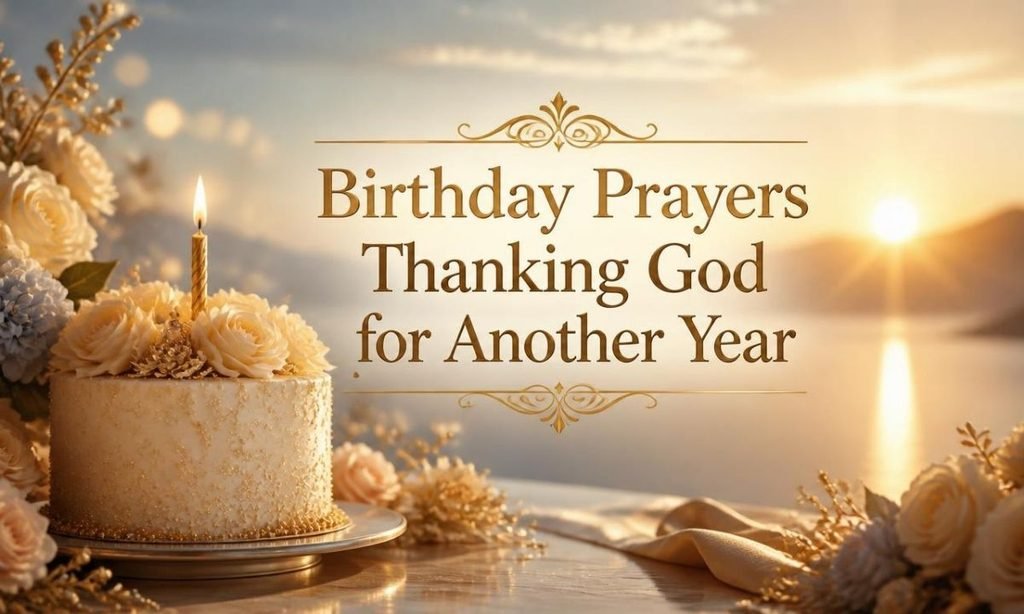 Birthday Prayers Thanking God for Another Year