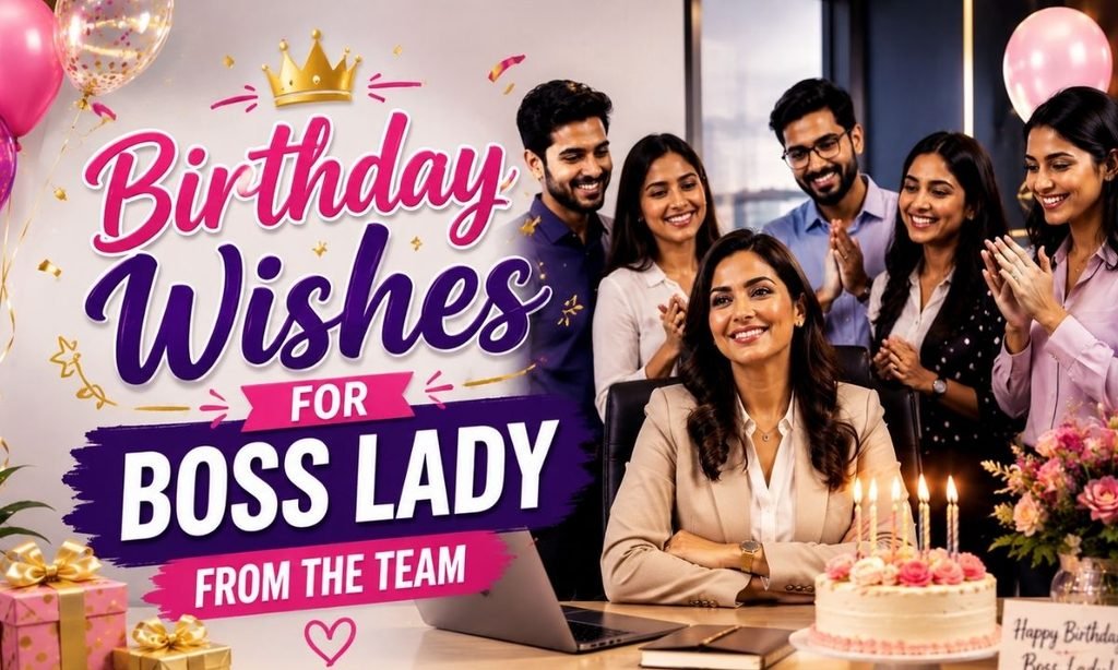 Birthday Wishes for Boss Lady From the Team