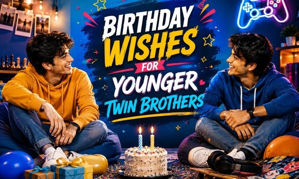 Birthday Wishes for Younger Twin Brothers
