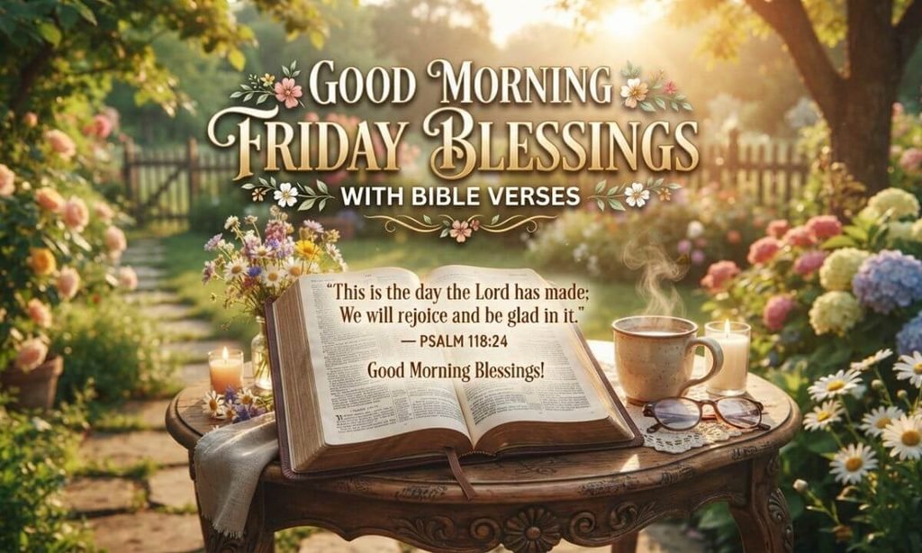 Good Morning Friday Blessings With Bible Verses