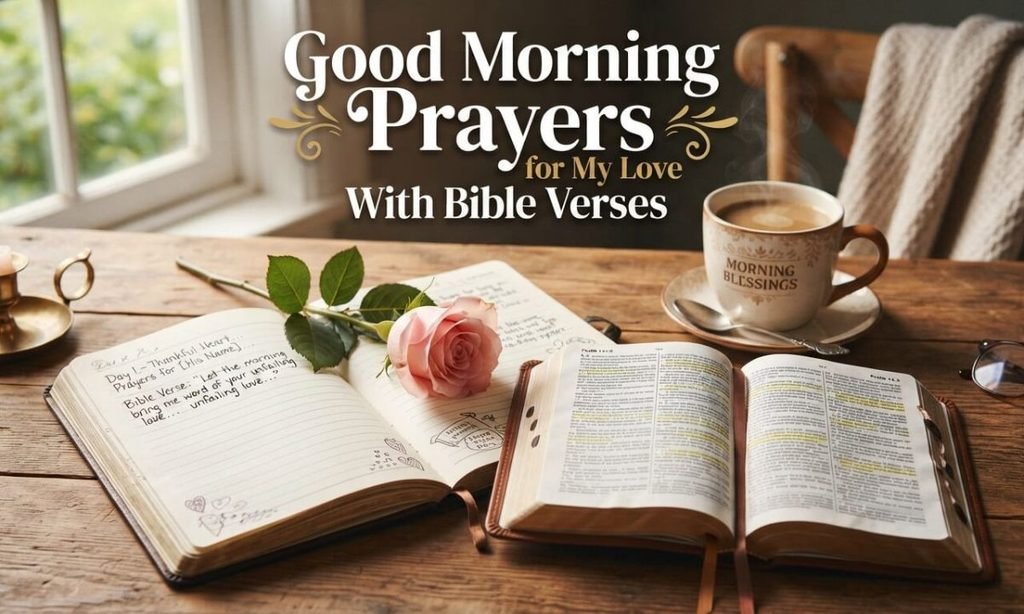 Good Morning Prayers for My Love With Bible Verses