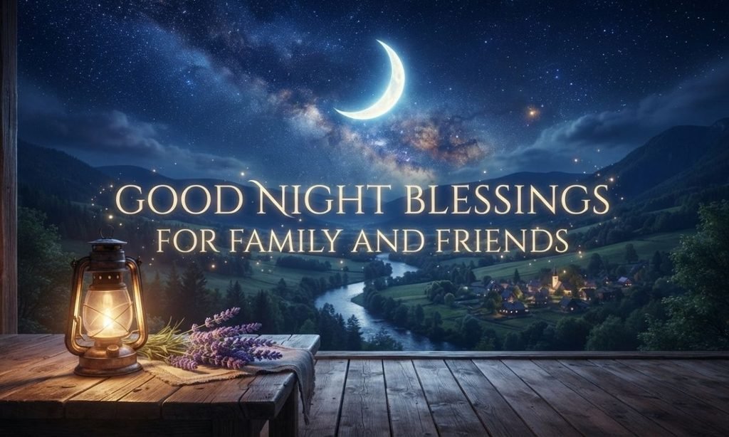Good Night Blessings for Family and Friends