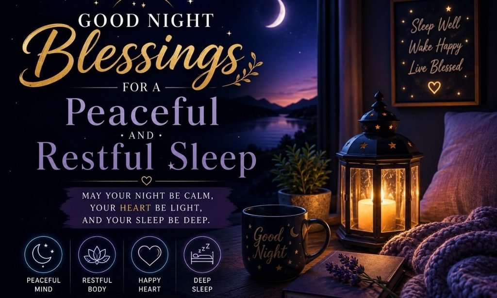 Good Night Blessings for a Peaceful and Restful Sleep