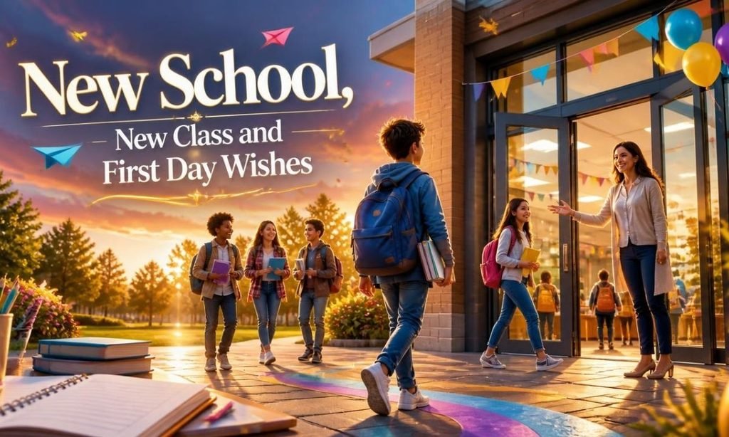 New School, New Class and First Day Wishes