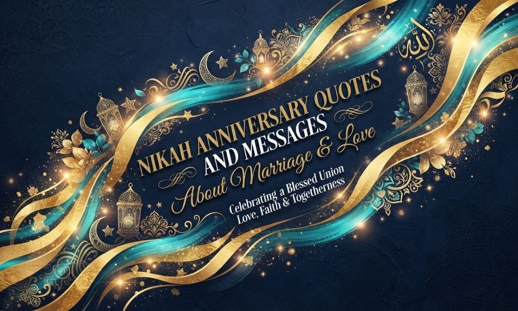 Nikah Anniversary Quotes and Messages About Marriage & Love