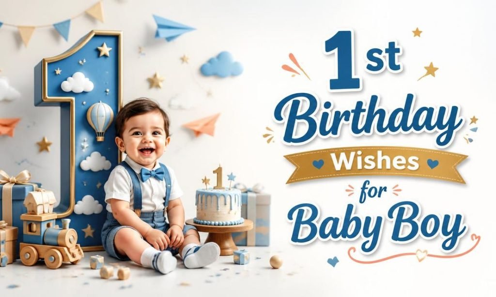 1st Birthday Wishes for Baby Boy