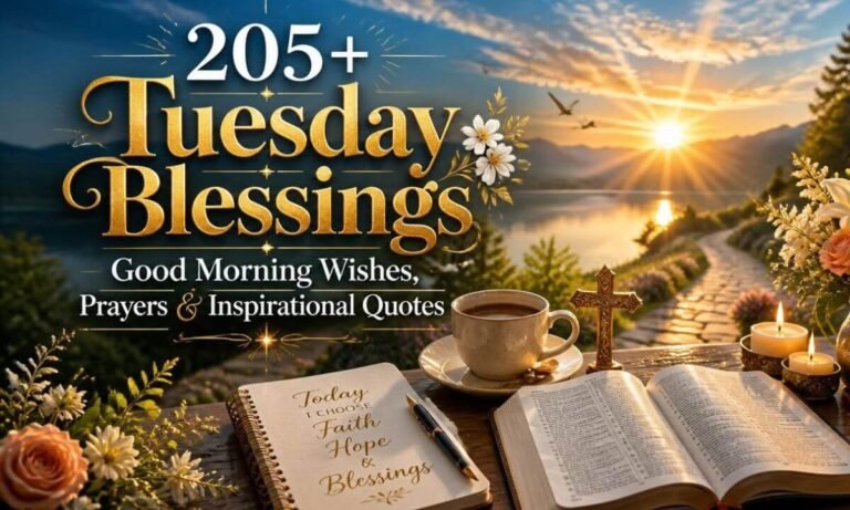 205+ Tuesday Blessings Good Morning Wishes, Prayers & Inspirational Quotes