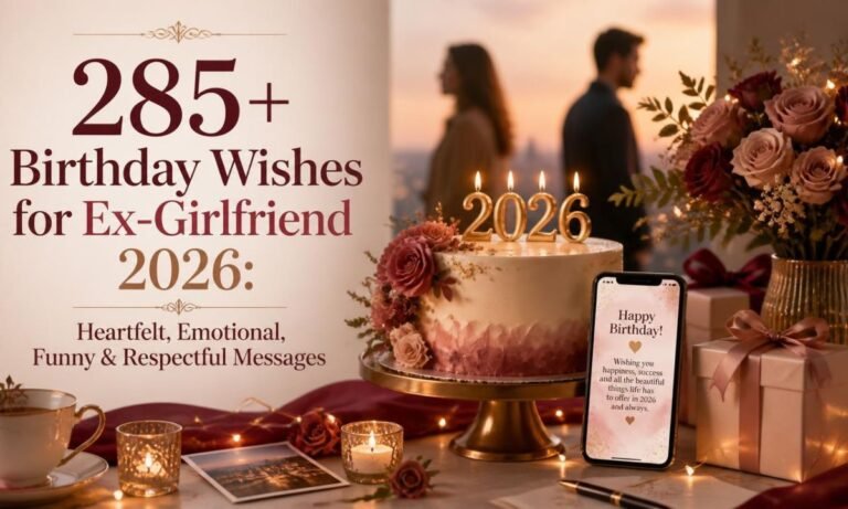285+ Birthday Wishes for Ex-Girlfriend 2026 Heartfelt, Emotional, Funny & Respectful Messages