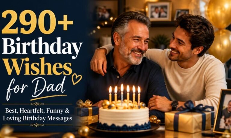 290+ Birthday Wishes for Dad Best, Heartfelt, Funny & Loving Birthday Messages