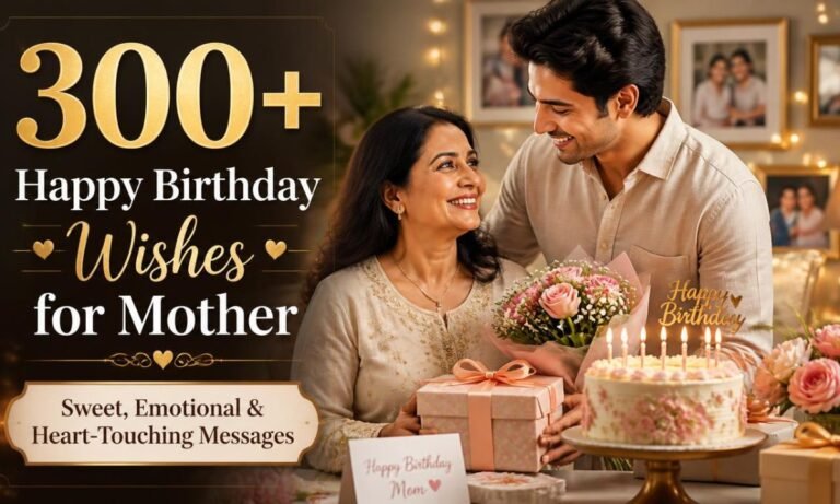 300+ Happy Birthday Wishes for Mother Sweet, Emotional & Heart-Touching Messages