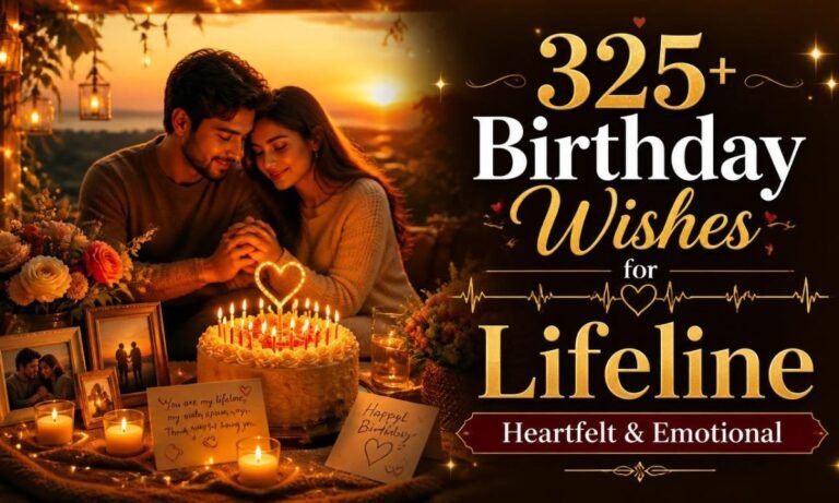 325+ Birthday Wishes for Lifeline Heartfelt & Emotional