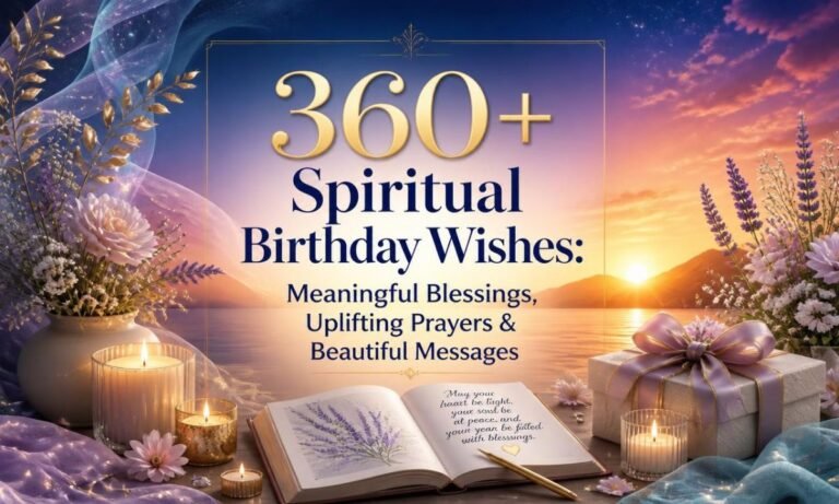360+ Spiritual Birthday Wishes Meaningful Blessings, Uplifting Prayers & Beautiful Messages