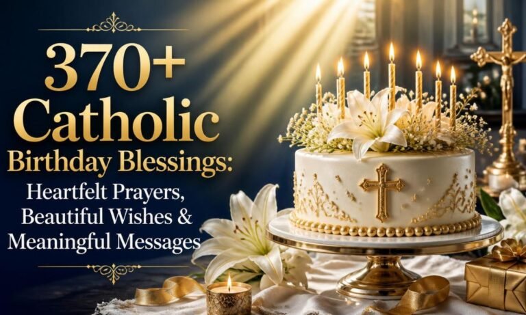370+ Catholic Birthday Blessings Heartfelt Prayers, Beautiful Wishes & Meaningful Messages