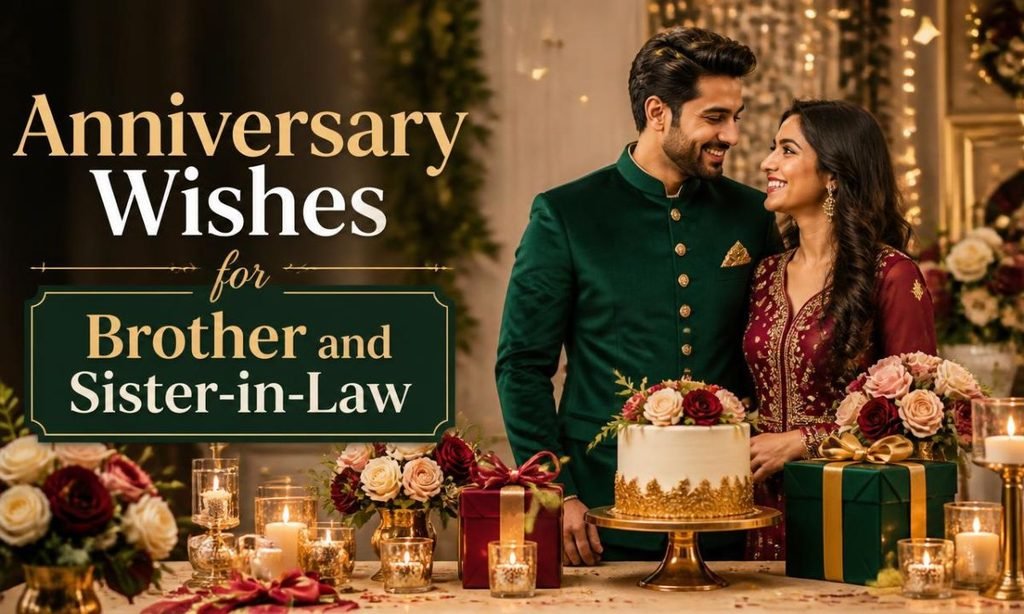 Anniversary Wishes for Brother and Sister-in-Law