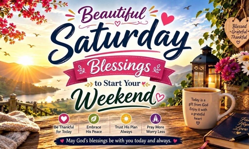 Beautiful Saturday Blessings to Start Your Weekend