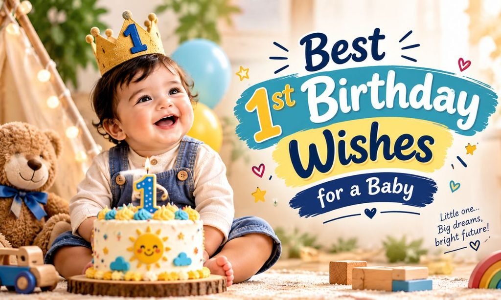 Best 1st Birthday Wishes for a Baby