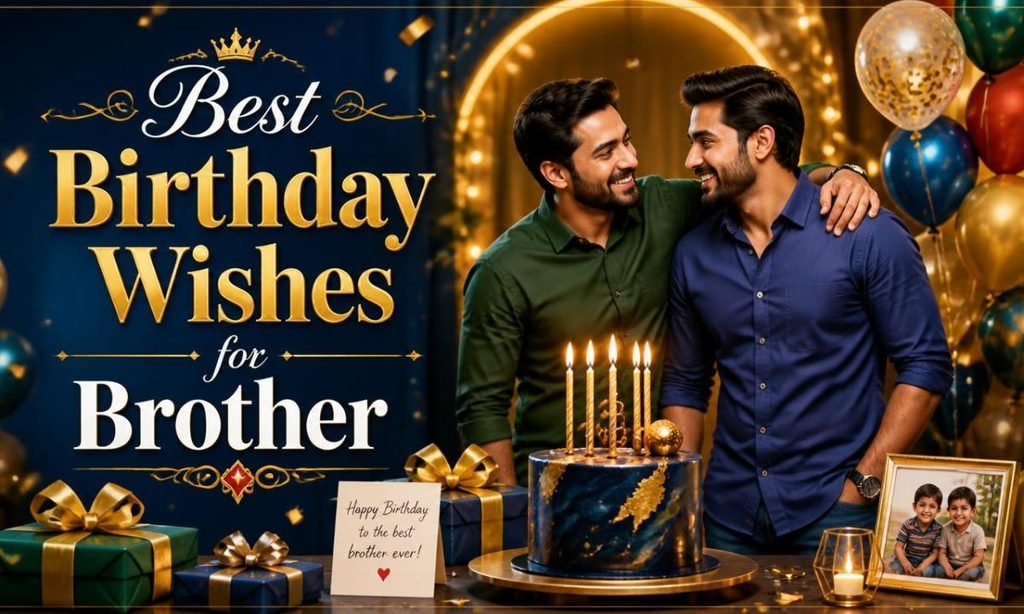 Best Birthday Wishes for Brother