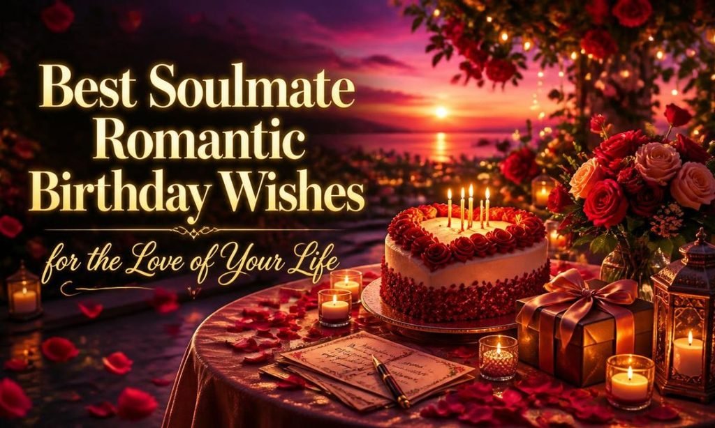 Best Soulmate Romantic Birthday Wishes for the Love of Your Life