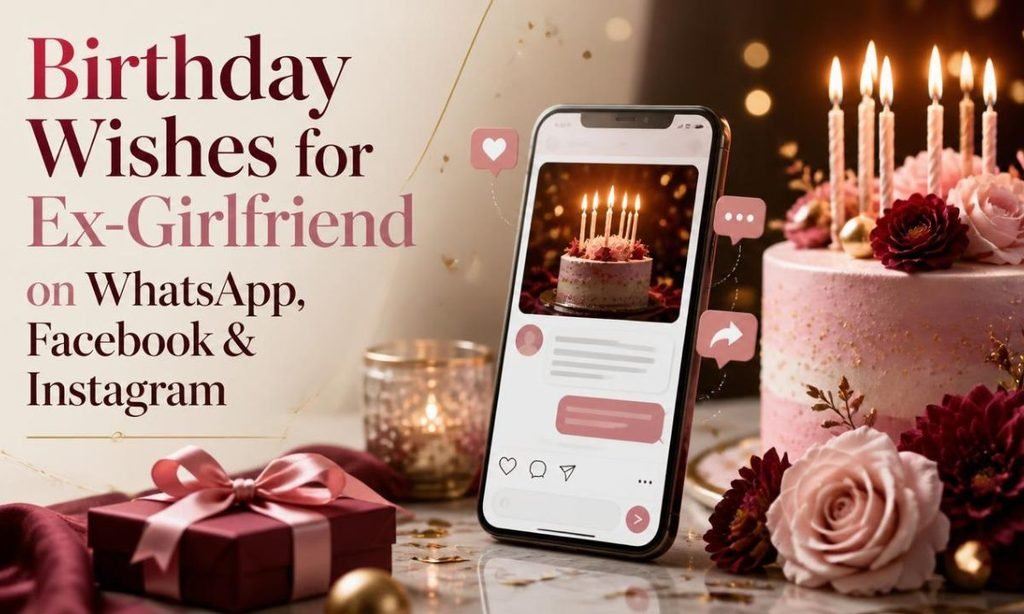 Birthday Wishes for Ex-Girlfriend on WhatsApp, Facebook & Instagram