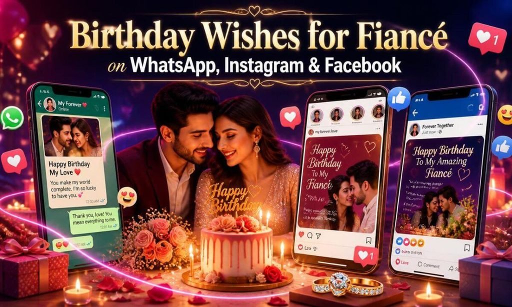 Birthday Wishes for Fiancé on WhatsApp, Instagram & Facebook