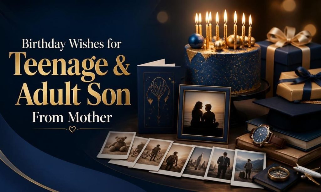 Birthday Wishes for Teenage & Adult Son From Mother
