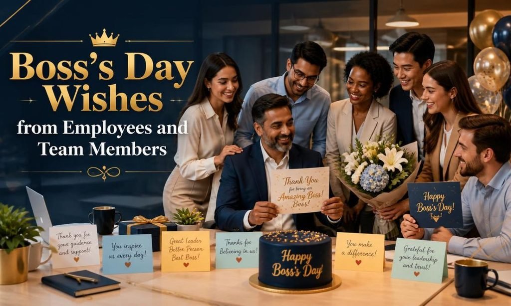 Boss's Day Wishes from Employees and Team Members