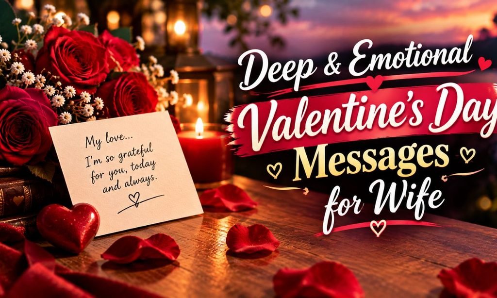Deep & Emotional Valentine's Day Messages for Wife