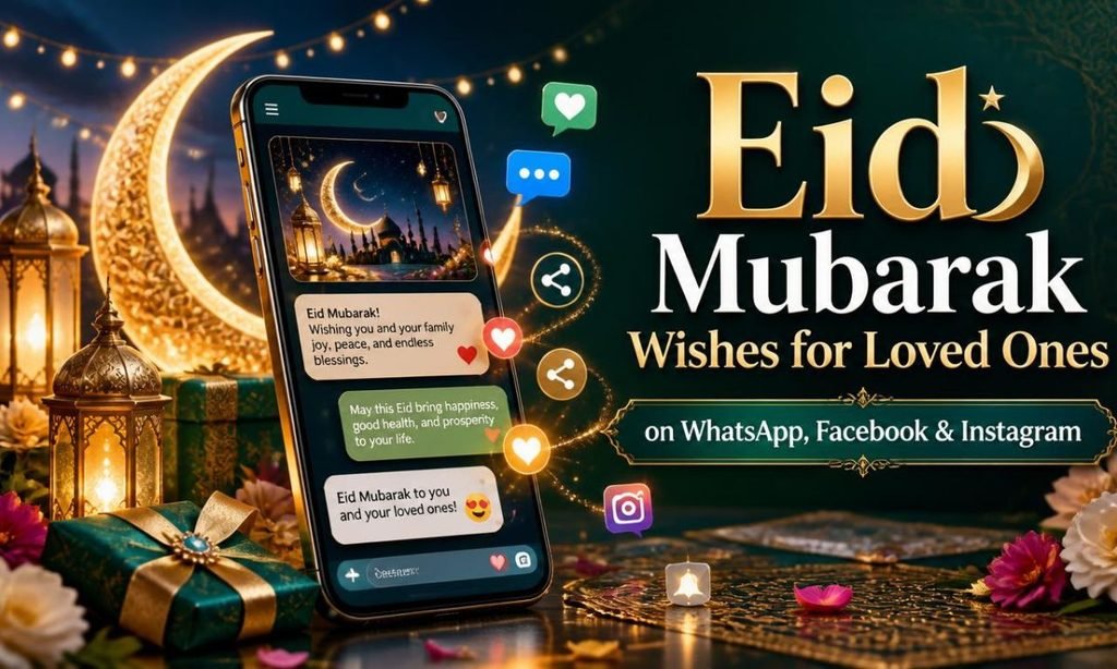 Eid Mubarak Wishes for Loved Ones on WhatsApp, Facebook & Instagram