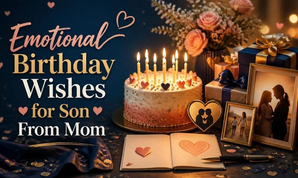 Emotional Birthday Wishes for Son From Mom
