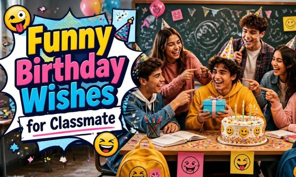 Funny Birthday Wishes for Classmate