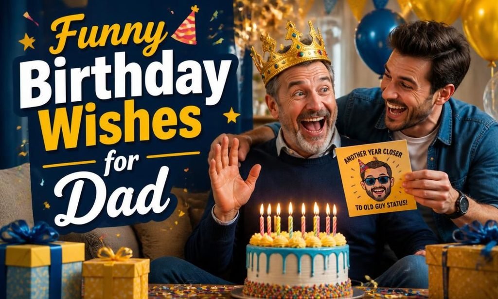 Funny Birthday Wishes for Dad