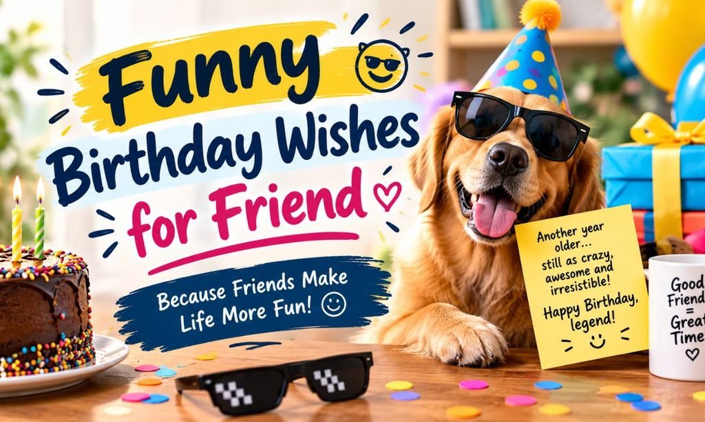 Funny Birthday Wishes for Friend