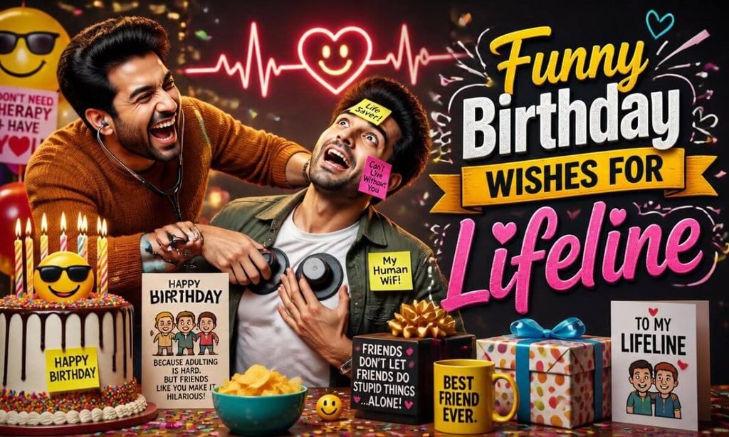 Funny Birthday Wishes for Lifeline