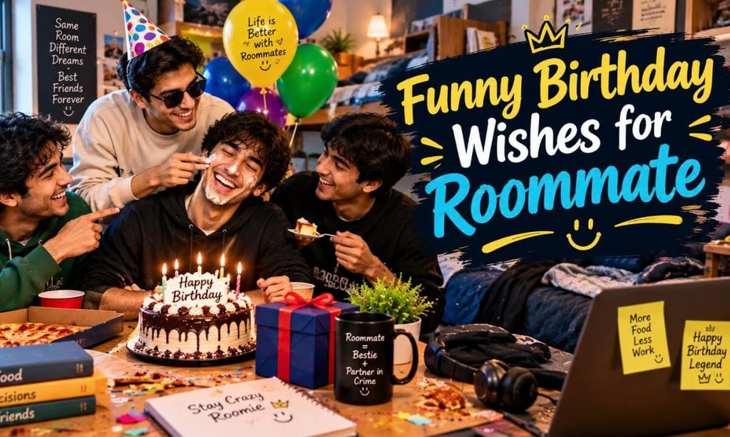 Funny Birthday Wishes for Roommate