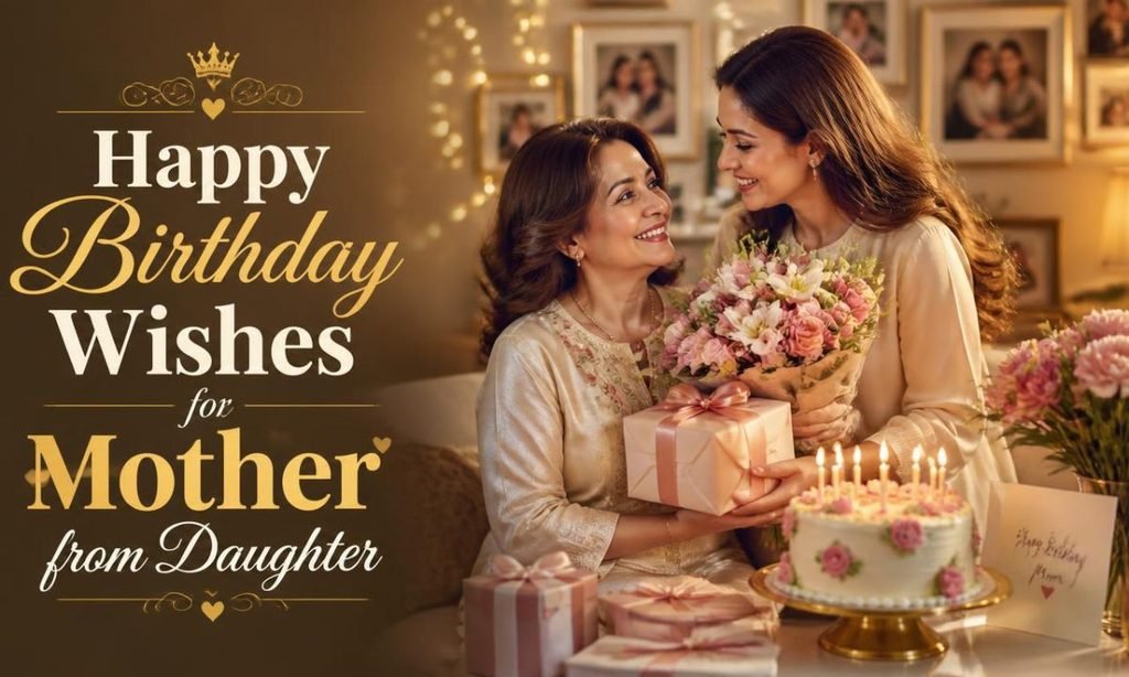Happy Birthday Wishes for Mother from Daughter