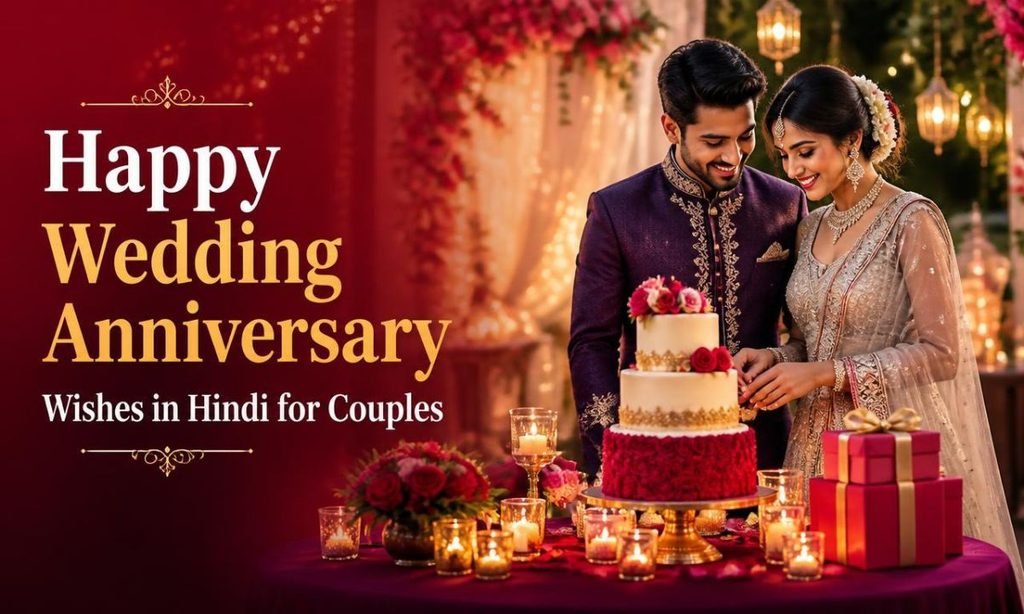 Happy Wedding Anniversary Wishes in Hindi for Couples