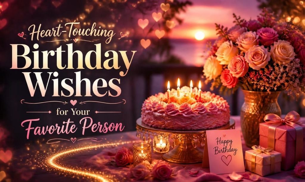 Heart-Touching Birthday Wishes for Your Favorite Person