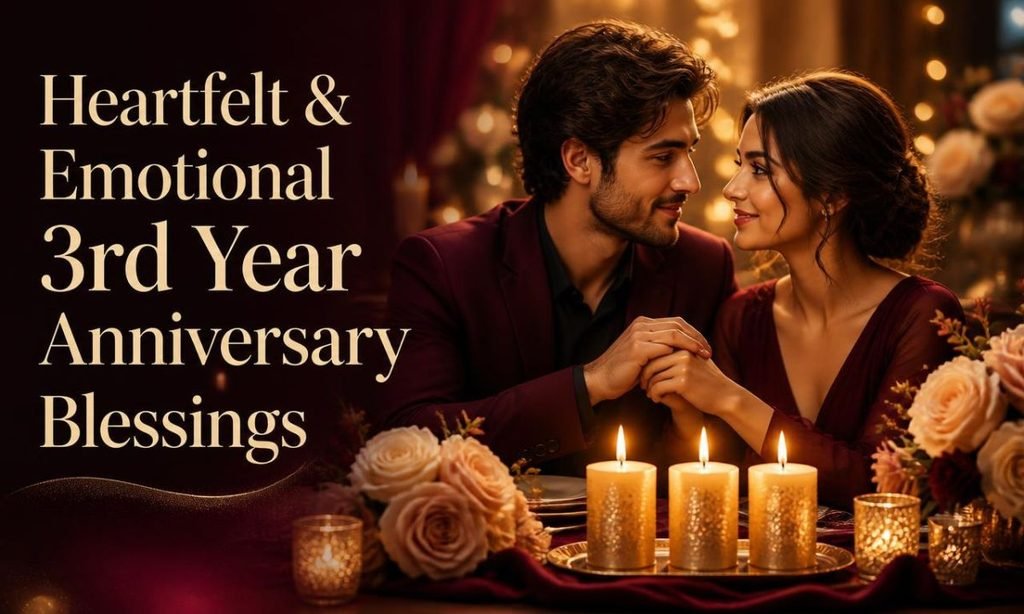 Heartfelt & Emotional 3rd Year Anniversary Blessings