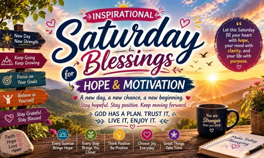 Inspirational Saturday Blessings for Hope & Motivation