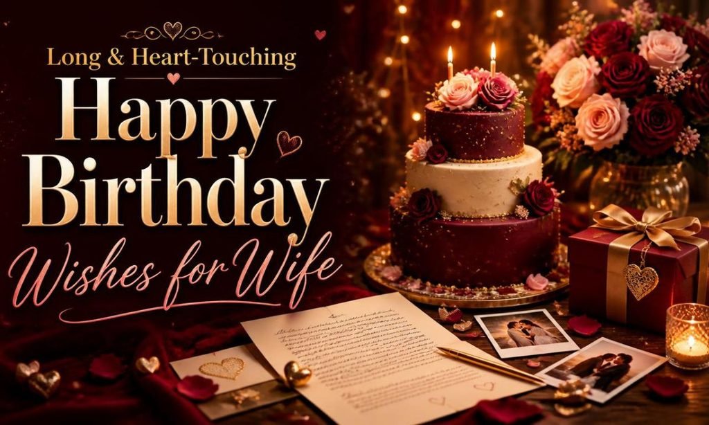 Long & Heart-Touching Happy Birthday Wishes for Wife