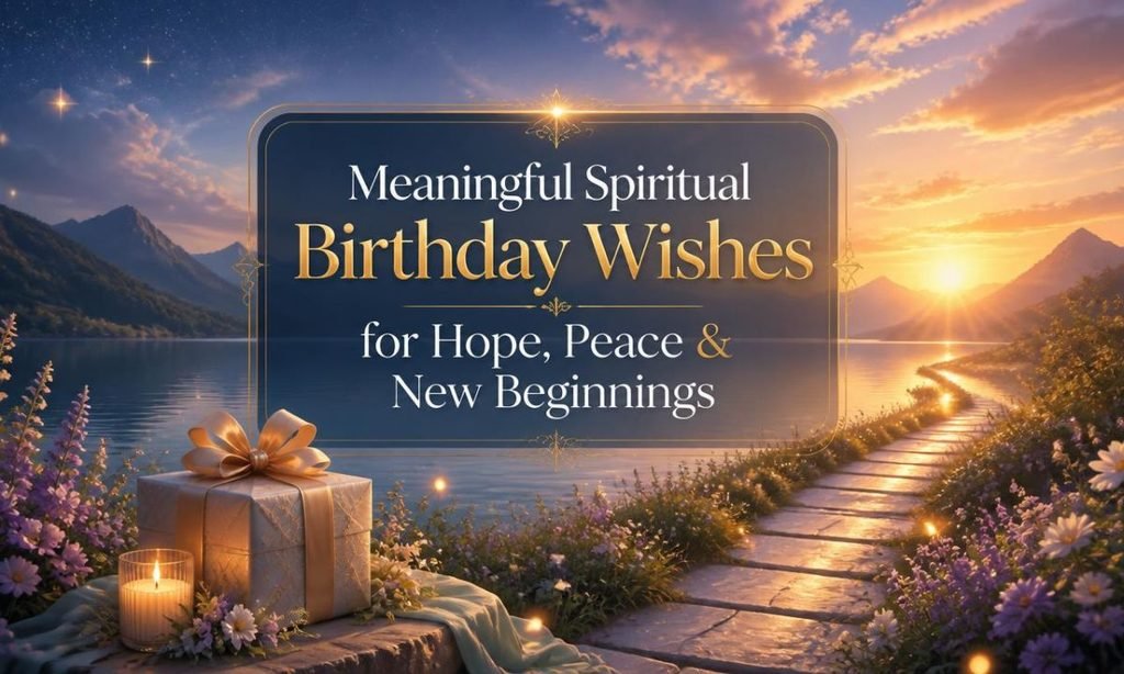 Meaningful Spiritual Birthday Wishes for Hope, Peace & New Beginnings