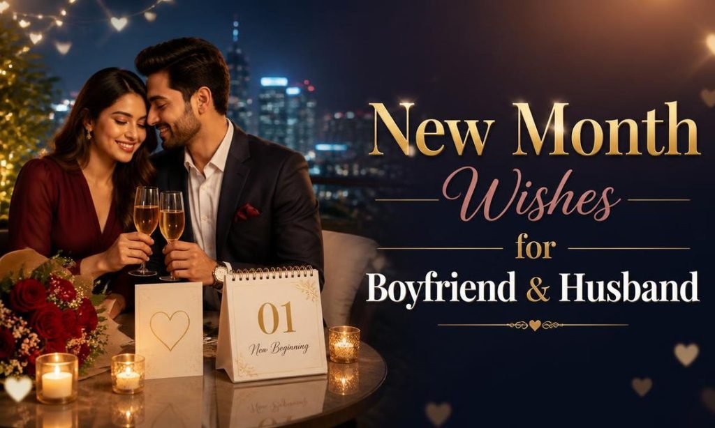 New Month Wishes for Boyfriend & Husband