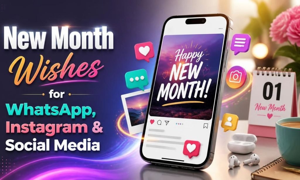 New Month Wishes for WhatsApp, Instagram & Social Media