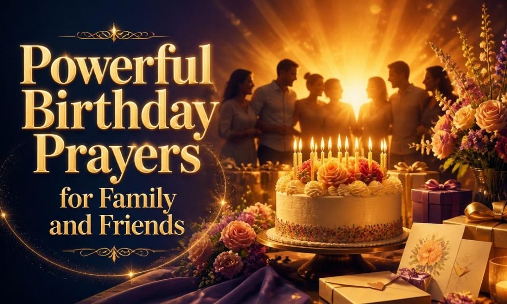 Powerful Birthday Prayers for Family and Friends