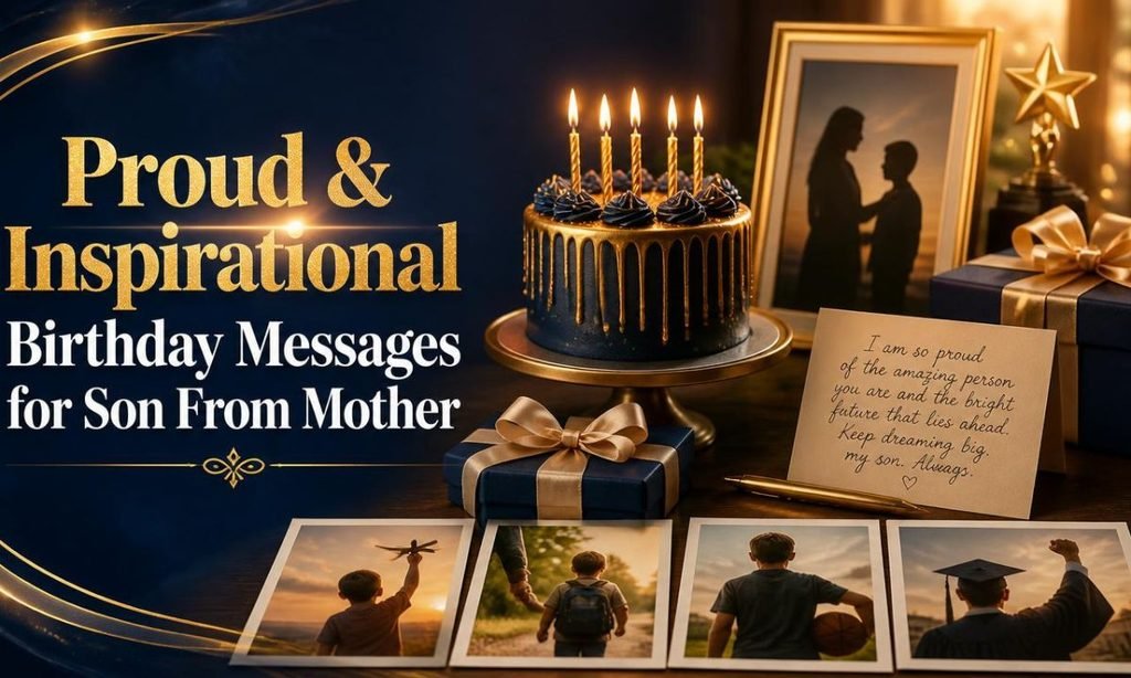 Proud & Inspirational Birthday Messages for Son From Mother