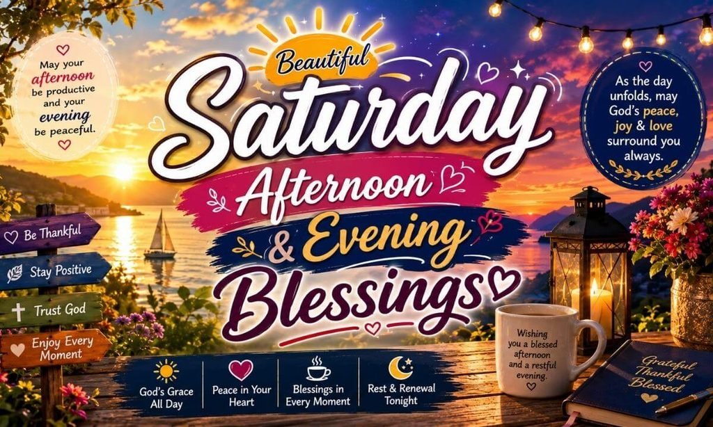 Saturday Afternoon & Evening Blessings