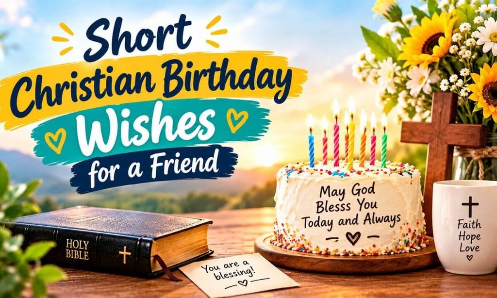 Short Christian Birthday Wishes for a Friend