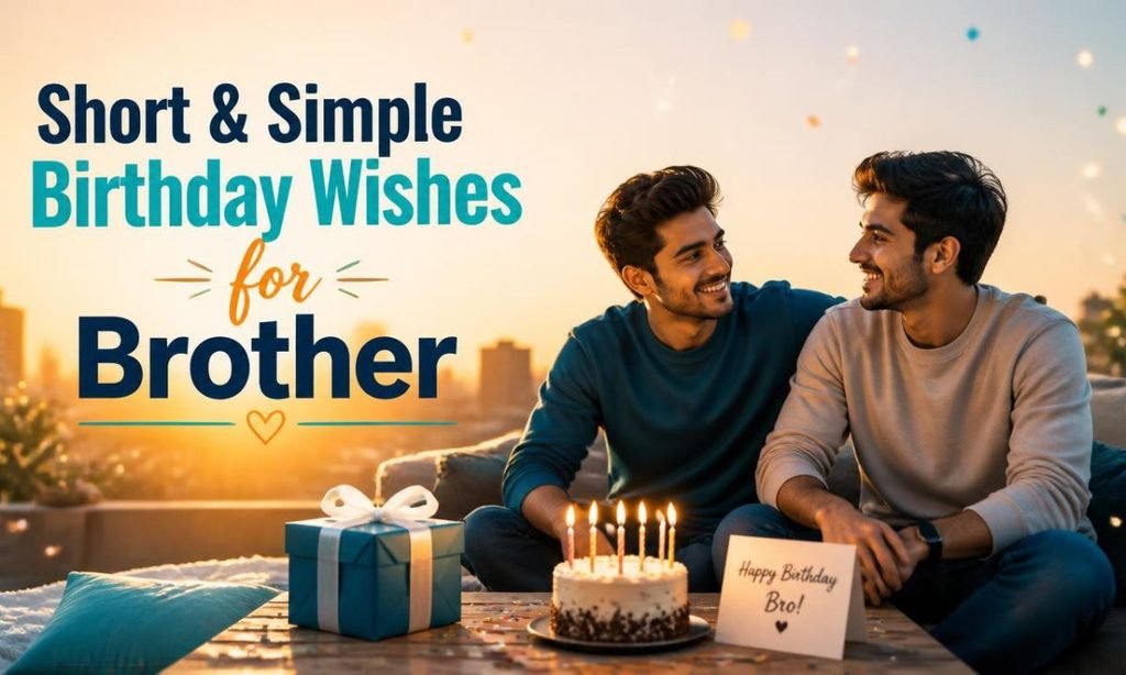 Short & Simple Birthday Wishes for Brother