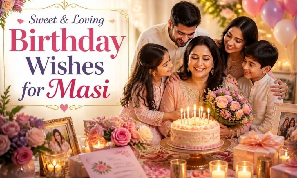 Sweet & Loving Birthday Wishes for Masi